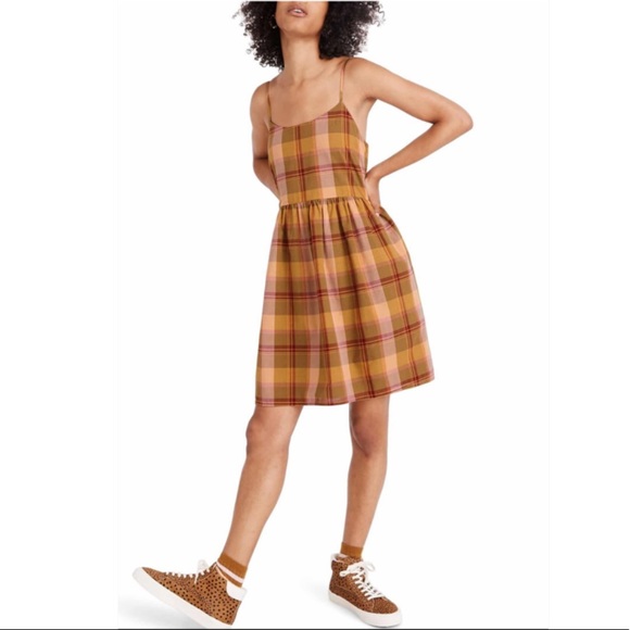 Madewell Dresses & Skirts - NWT Madewell | Plaid Babydoll Cami Dress